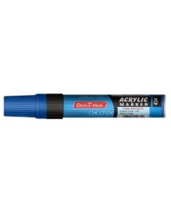 Soni Officemate Water Base Jumbo Acrylic Marker - Chisel Tip (15 MM) - Blue