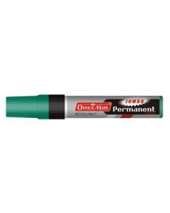 Soni Officemate Refillable - Jumbo Permanent Marker - Chisel Tip (10 MM) - Green