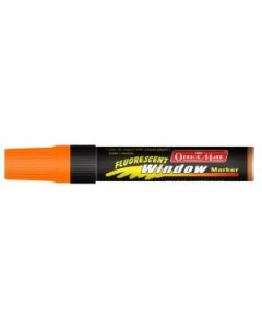 Soni Officemate Jumbo Liquid Chalk Marker - Chisel Tip (15 MM) - Fluorescent Orange