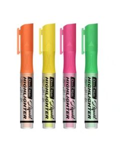 Soni Officemate Liquid Highlighter Marker - Pack of 4