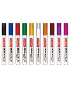 Soni Officemate Slim Regular Ceramic Marker - Pack of 10