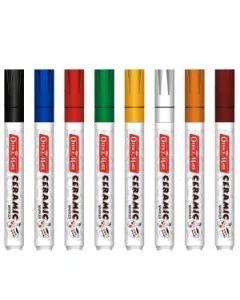 Soni Officemate Slim Regular Ceramic Marker - Pack of 8