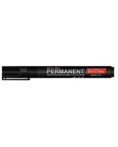 Soni Officemate Refillable - Permanent Marker - Bullet Tip (4.43 MM) - Black