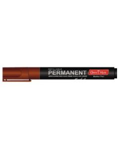 Soni Officemate Refillable - Permanent Marker - Bullet Tip (4.43 MM) - Brown