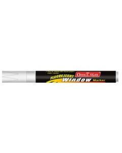 Soni Officemate Liquid Chalk Marker - Bullet Tip (4.5 MM) - Fluorescent White