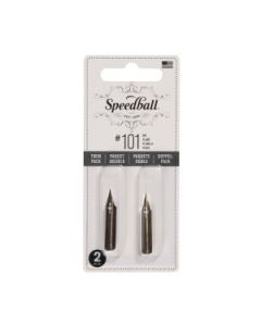 SpeedBall Standard Point Dip Pen Blister Pack of 2 - 101 Imperial Nib