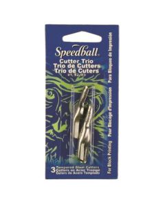 Speedball Lino Trio Cutter - Set of 3 (1, 2, and 3 Cutters)