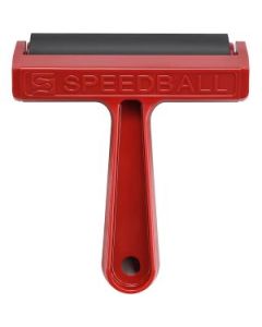 Speedball Printmaking Tools - Pop-In Hard Rubber Brayer - 4" Plastic Core