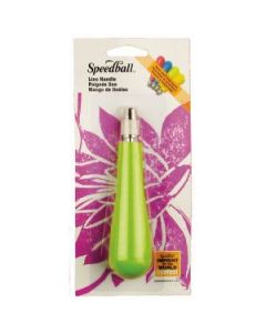 Speedball Printmaking Tool - Lino Handle Green - Blister Pack