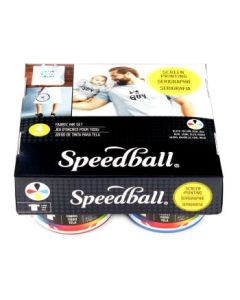 Speedball Fabric Screen Printing Ink - Starter Set #2 of 4 Jars x 118 ml