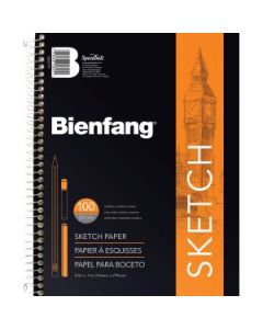 Speedball Bienfang Take Me Along Sketchbook - Medium Tooth 81 GSM - 21.59 cm x 27.94 cm or 8.5" x 11" Spiral Long Side Pad of 100 Sheets