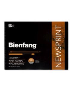 Speedball Bienfang Newsprint Paper - Rough Grain 49 GSM - 45.72 cm x 60.96 cm or 18" x 24" Glued Short Side Pad of 100 Sheets