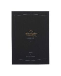 Tomoe River Fountain Pen Paper - Glued - Blank Notepad - A4 (297 mm x 210 mm or 11.7" x 8.3") Cream Ultra Smooth Surface - 52 GSM - Pad of 100 Sheets