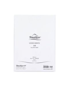 Tomoe River Fountain Pen Paper - Polypack - Dot Grid Sheets - A4 (297 mm x 210 mm or 11.7" x 8.3") White Ultra Smooth Surface - 52 GSM - Pack of 50 Sheets