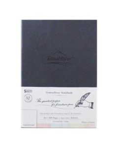 Tomoe River Fountain Pen Paper - Hardcover - Dot Grid Notebook - A5 (210 mm x 148 mm or 8.3" x 5.8") White Ultra Smooth Surface - 52 GSM - Notebook of 368 Pages