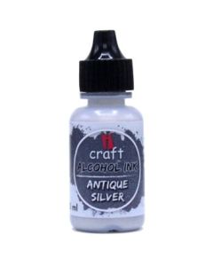 iCraft Alcohol Ink - Antique Silver - 15 ML Bottle