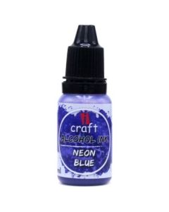 iCraft Alcohol Ink - Neon Blue - 15 ML Bottle