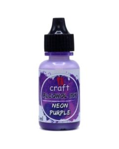 iCraft Alcohol Ink - Neon Purple - 15 ML Bottle