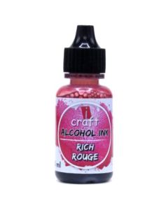 iCraft Alcohol Ink - Rich Rouge - 15 ML Bottle