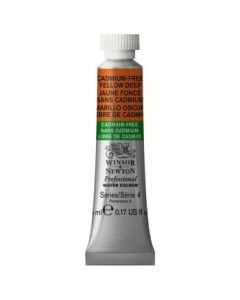 Winsor & Newton Professional Water Colour - Tube of 5 ML - Cadmium-Free Yellow Deep (891)