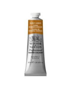 Winsor & Newton Professional Water Colour - Tube of 37 ML - Burnt Umber (076)