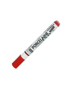 Pebeo Porcelaine 150 Paint Marker - Fine Tip - 0.7 MM - Scarlet Red (03)