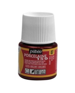 Pebeo Porcelaine 150 Paint - 45 ml bottle - Ruby Red (07)