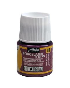 Pebeo Porcelaine 150 Paint - 45 ml bottle - Opaline Pink  (08)