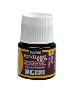 Pebeo Porcelaine 150 Paint - 45 ml bottle - Garnet Red (11)