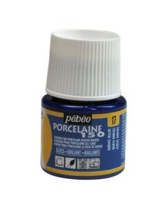 Pebeo Porcelaine 150 Paint - 45 ml bottle - Ming Blue (17)