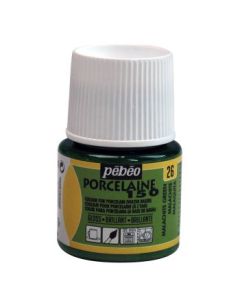 Pebeo Porcelaine 150 Paint - 45 ml bottle - Malachite Green (26)