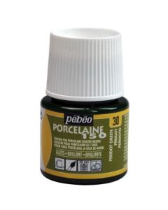 Pebeo Porcelaine 150 Paint - 45 ml bottle - Peridot Green (30)