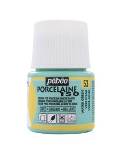 Pebeo Porcelaine 150 Paint - 45 ml bottle - Water Green (53)