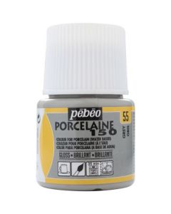 Pebeo Porcelaine 150 Paint - 45 ml bottle - Grey (55)