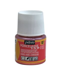 Pebeo Porcelaine 150 Paint - 45 ml bottle - Shimmer Pink (107)