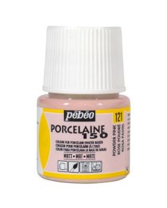 Pebeo Porcelaine 150 Paint - 45 ml bottle - Powder Pink (121)