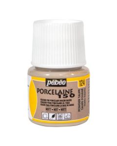 Pebeo Porcelaine 150 Paint - 45 ml bottle - Powder Taupe (124)