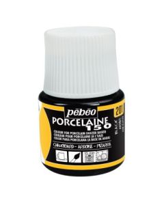 Pebeo Porcelaine 150 Medium -  bottle - Chalkboard Black (201)