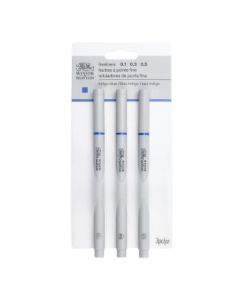 Winsor & Newton Fineliner Indigo Fine Point Pen- Assorted Set of 3 Pens