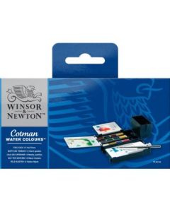 Winsor & Newton Cotman Water Colour Field Box – 12 Half Pans