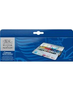 Winsor & Newton Cotman Water Colour Metal Sketchers Box – 24 Half Pans