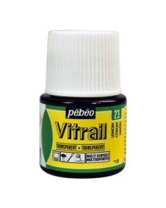 Pebeo Vitrail Paint - 45 ML Bottle - Lemon (023)