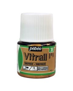 Pebeo Vitrail Paint - 45 ML Bottle - Gold (038)