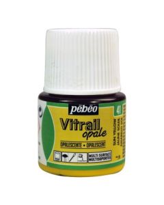 Pebeo Vitrail Opale Paint - 45 ML Bottle - Sun Yellow (041)