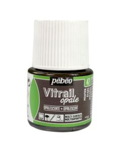 Pebeo Vitrail Opale Paint - 45 ML Bottle - Pewter (047)