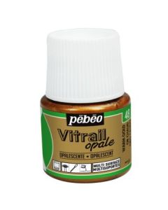 Pebeo Vitrail Opale Paint - 45 ML Bottle - Warm Gold (048)