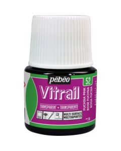 Pebeo Vitrail Paint - 45 ML Bottle - Fuchsia (052)