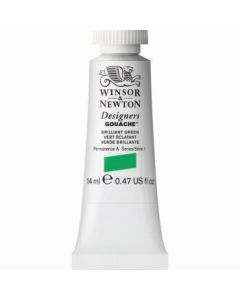 Winsor & Newton Designers Gouache - Tube of 14 ML - Brilliant Green (046)