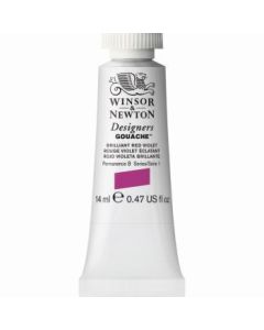 Winsor & Newton Designers Gouache - Tube of 14 ML - Brilliant Red/Violet (050)