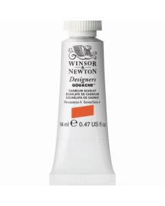 Winsor & Newton Designers Gouache - Tube of 14 ML - Cadmium Scarlet (106)